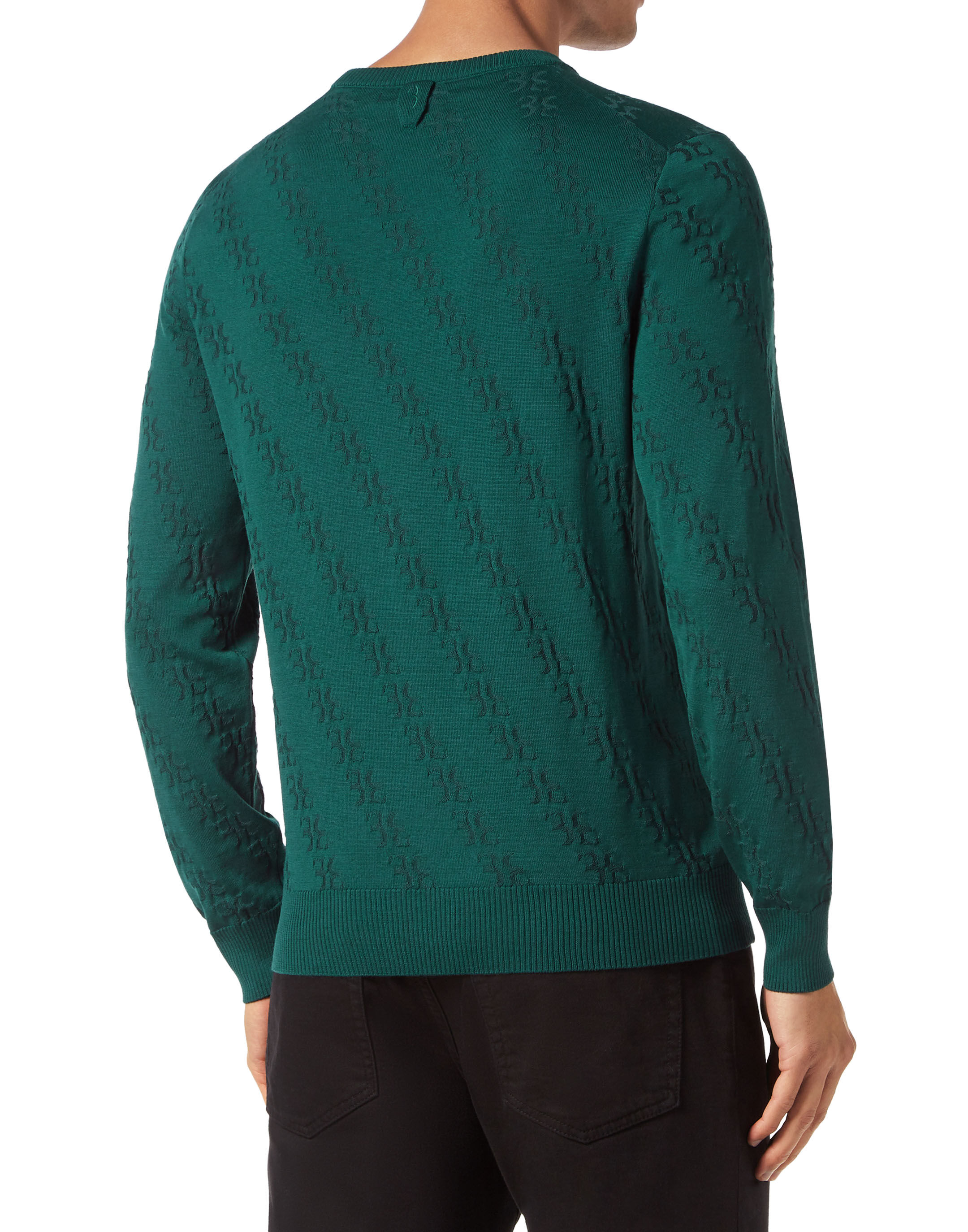 Billionaire Wool and Silk Pullover Round Neck LS