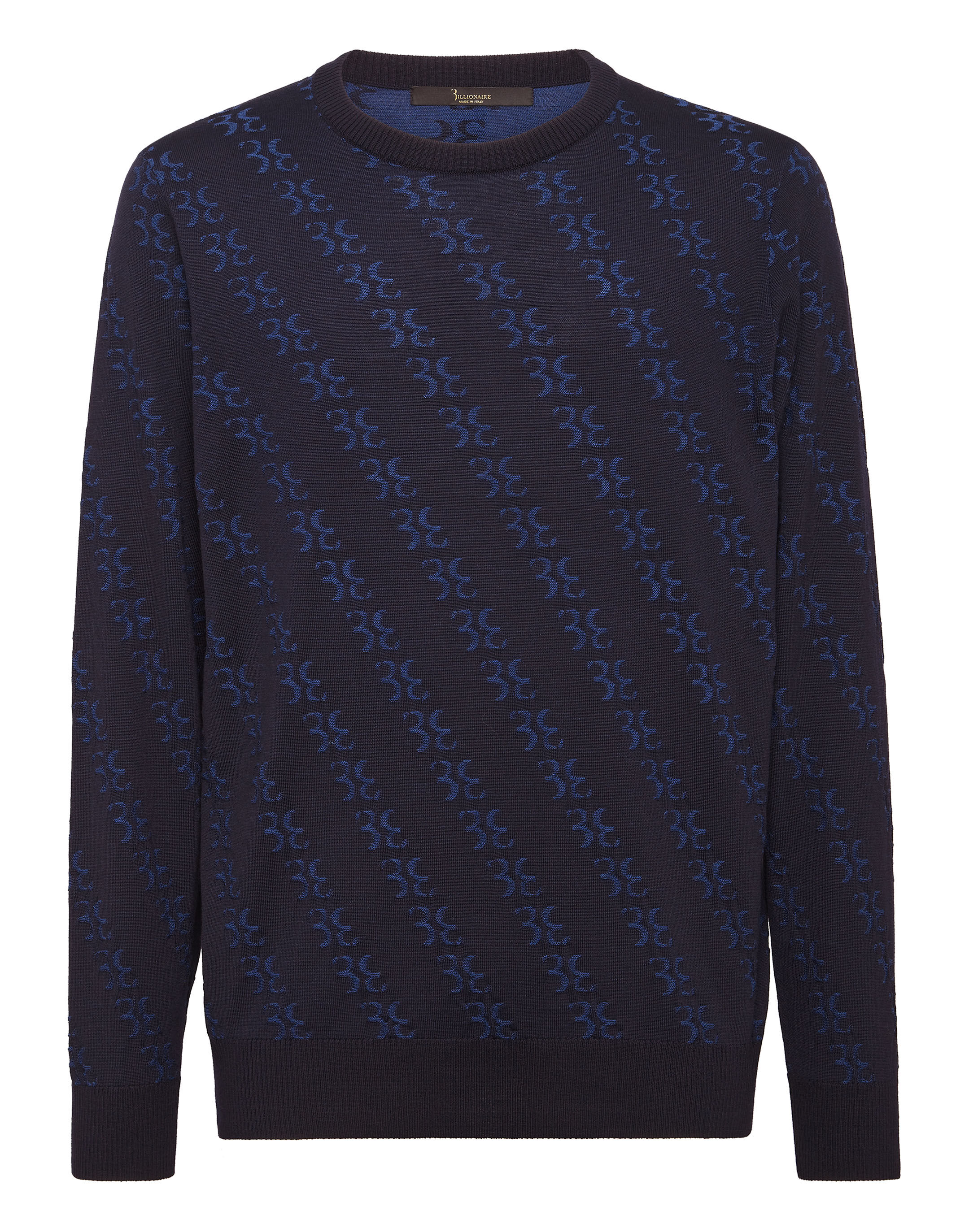 Billionaire Wool and Silk Pullover Round Neck LS