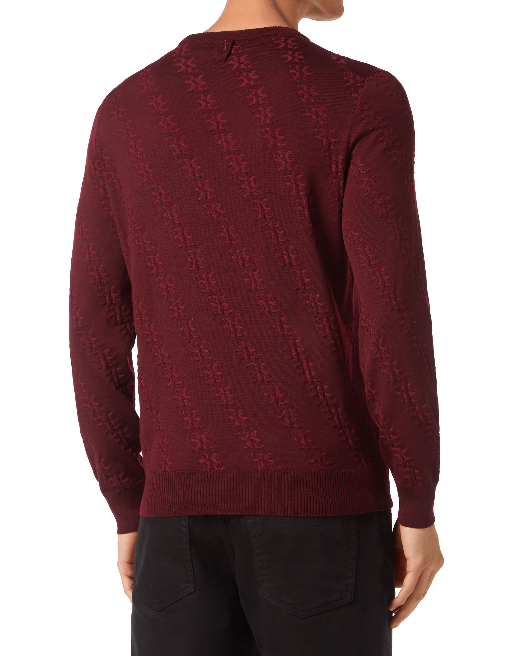 Billionaire Wool and Silk Pullover Round Neck LS