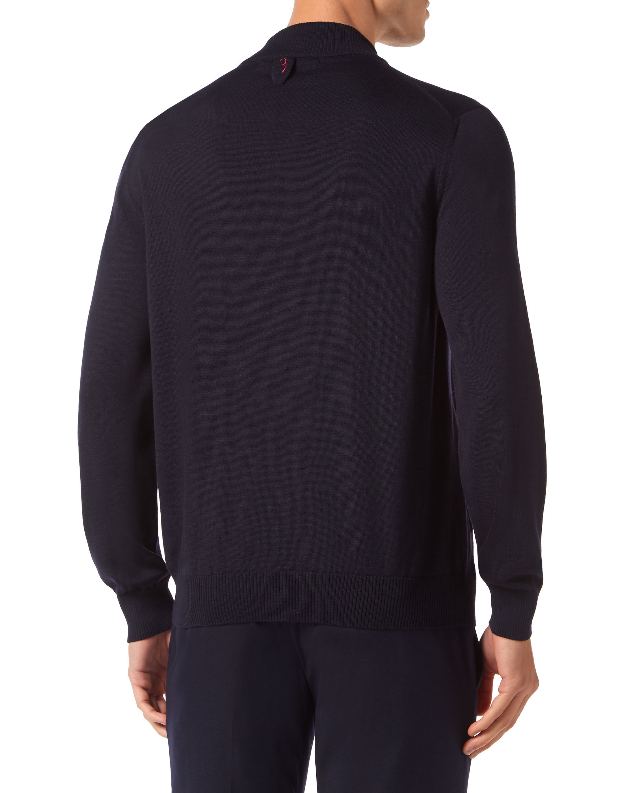 Billionaire Wool and Silk Pullover full zip