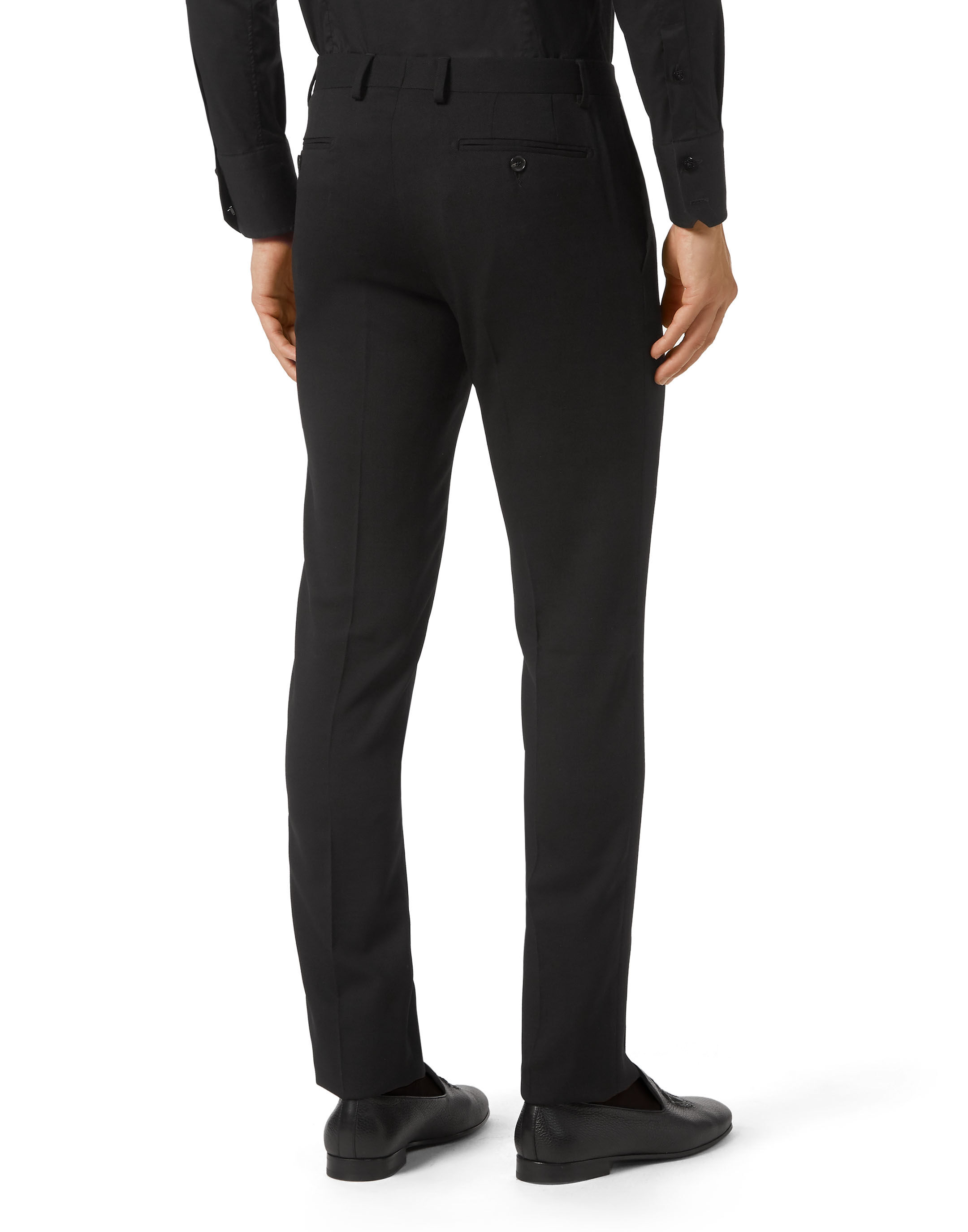 Billionaire Light Wool Long Trousers