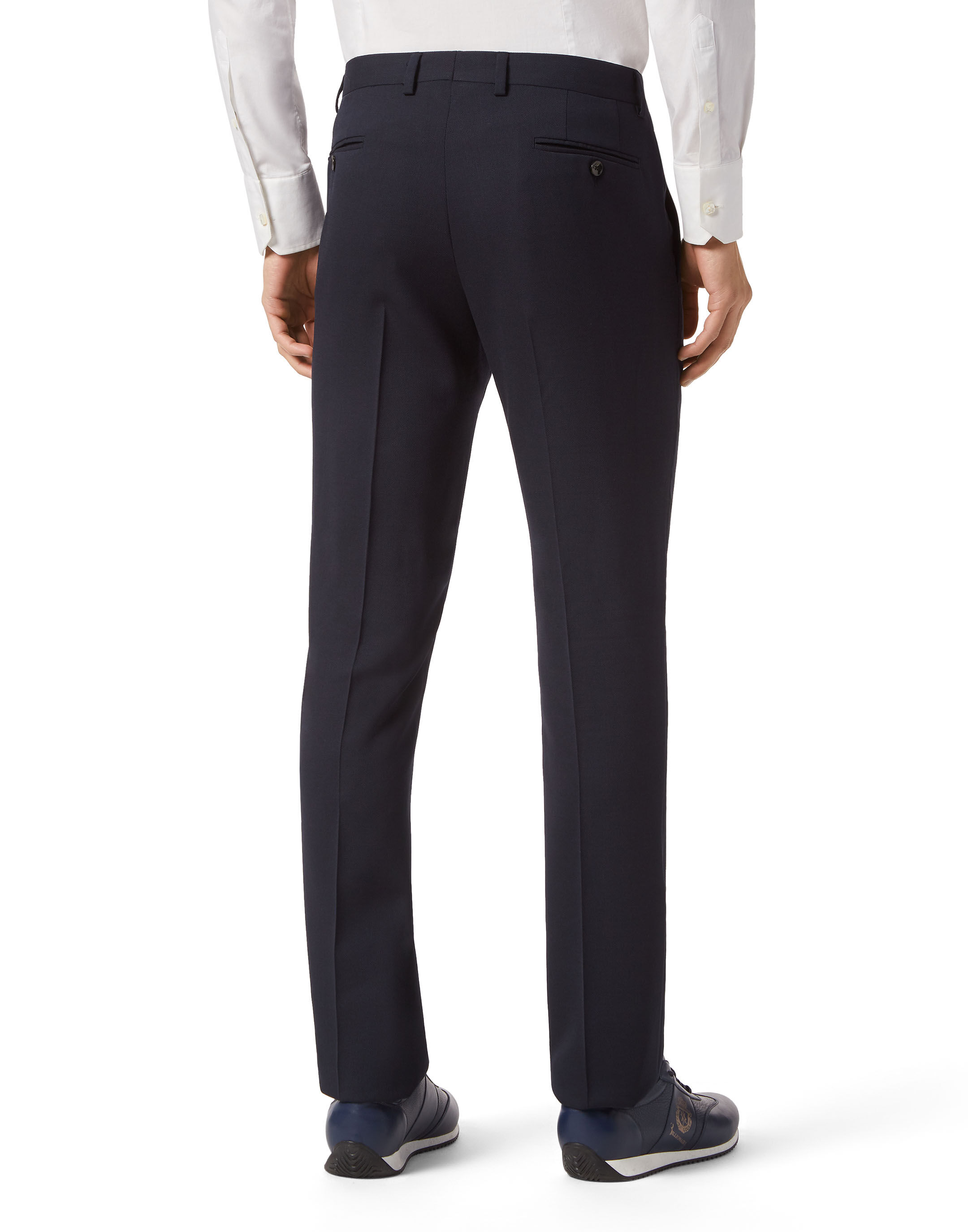 Billionaire Light Wool Long Trousers