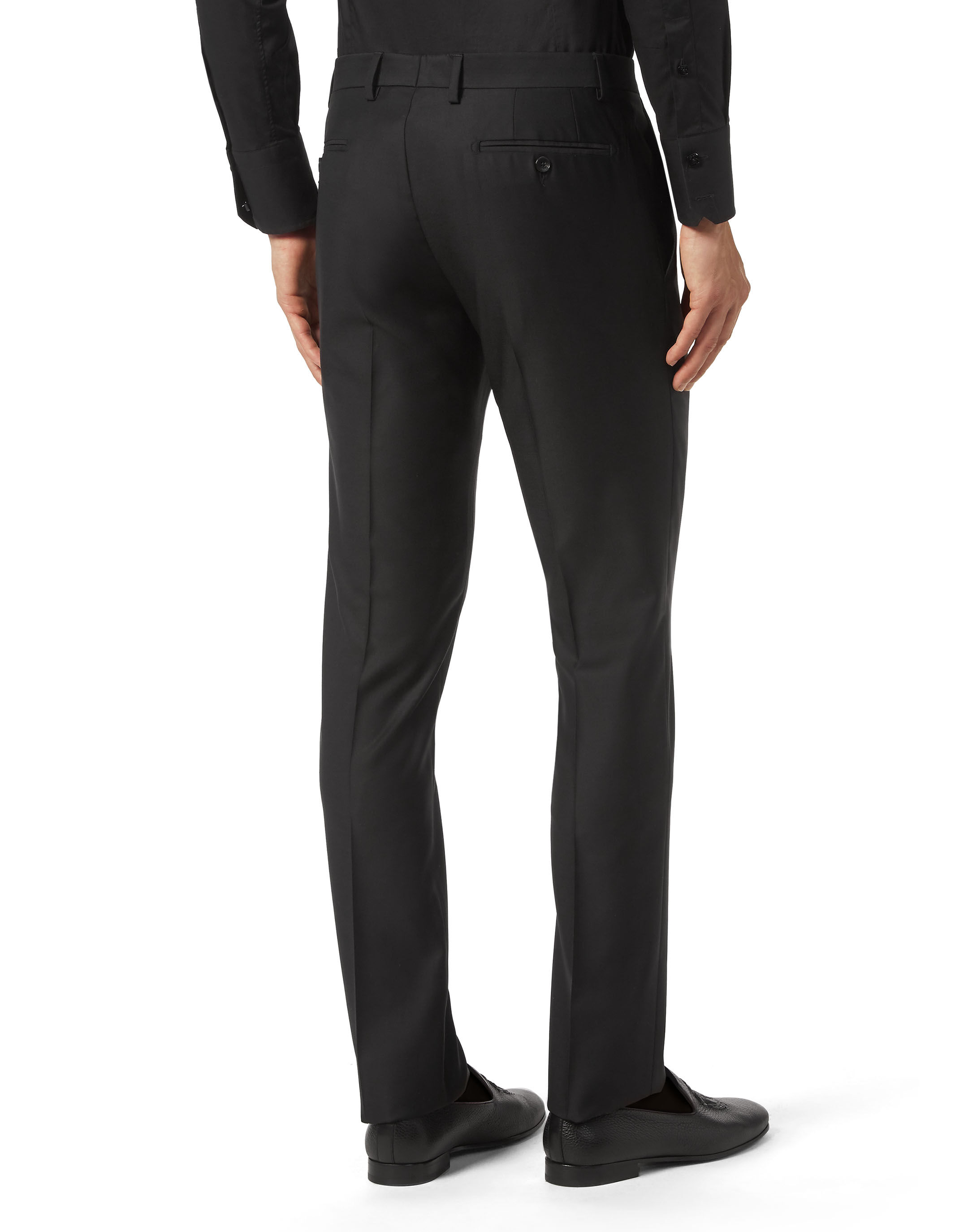 Billionaire Light Wool Long Trousers